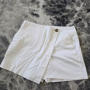 LOFT Old Money White Women's Skort Shorts Size 2 Or XS / Small